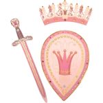 Liontouch® Königin Rosa Spielzeug-Schwert, Schild & Krone