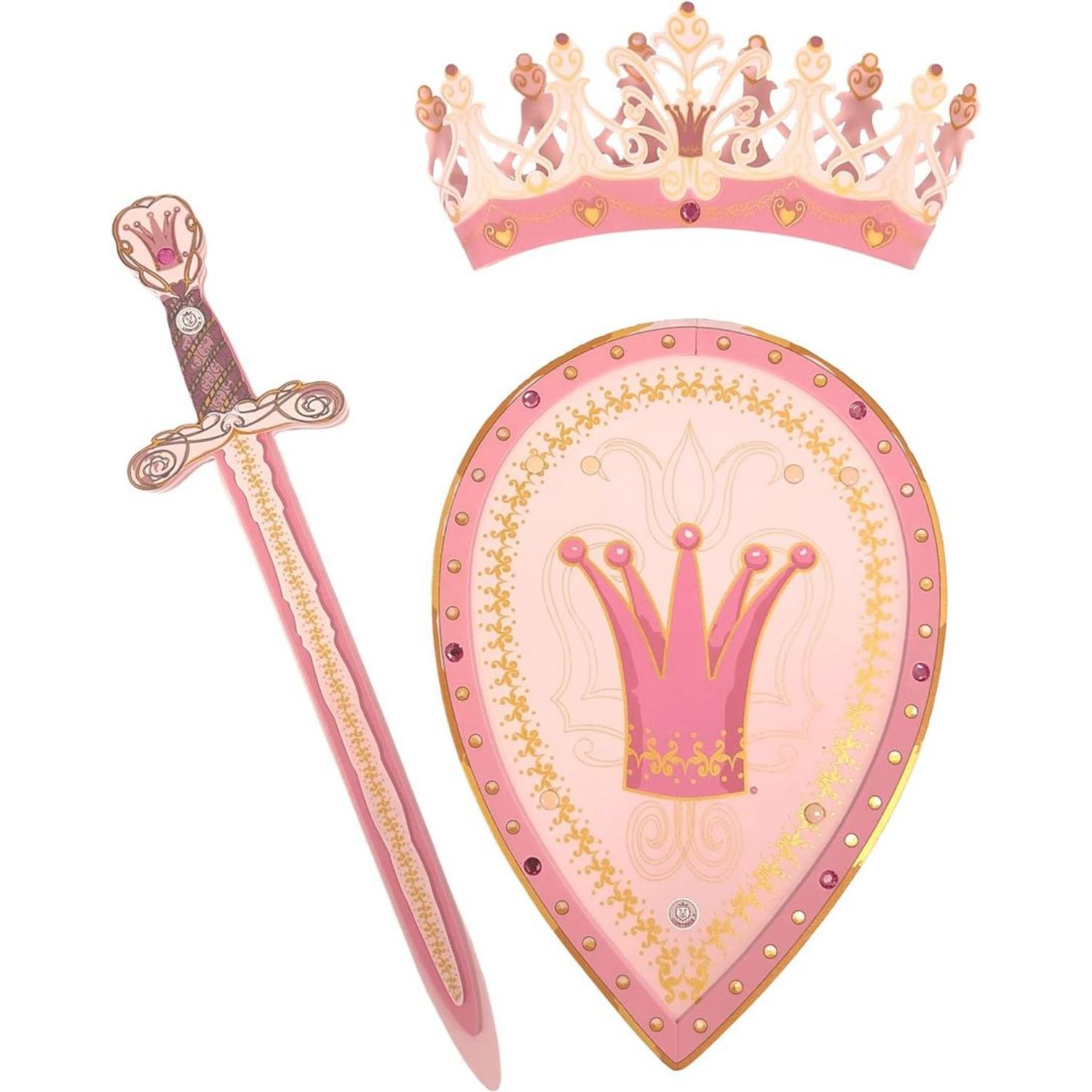 lio25110LT-BOX_001 Liontouch® Königin Rosa Spielzeug-Schwert, Schild & Krone – Bild 1