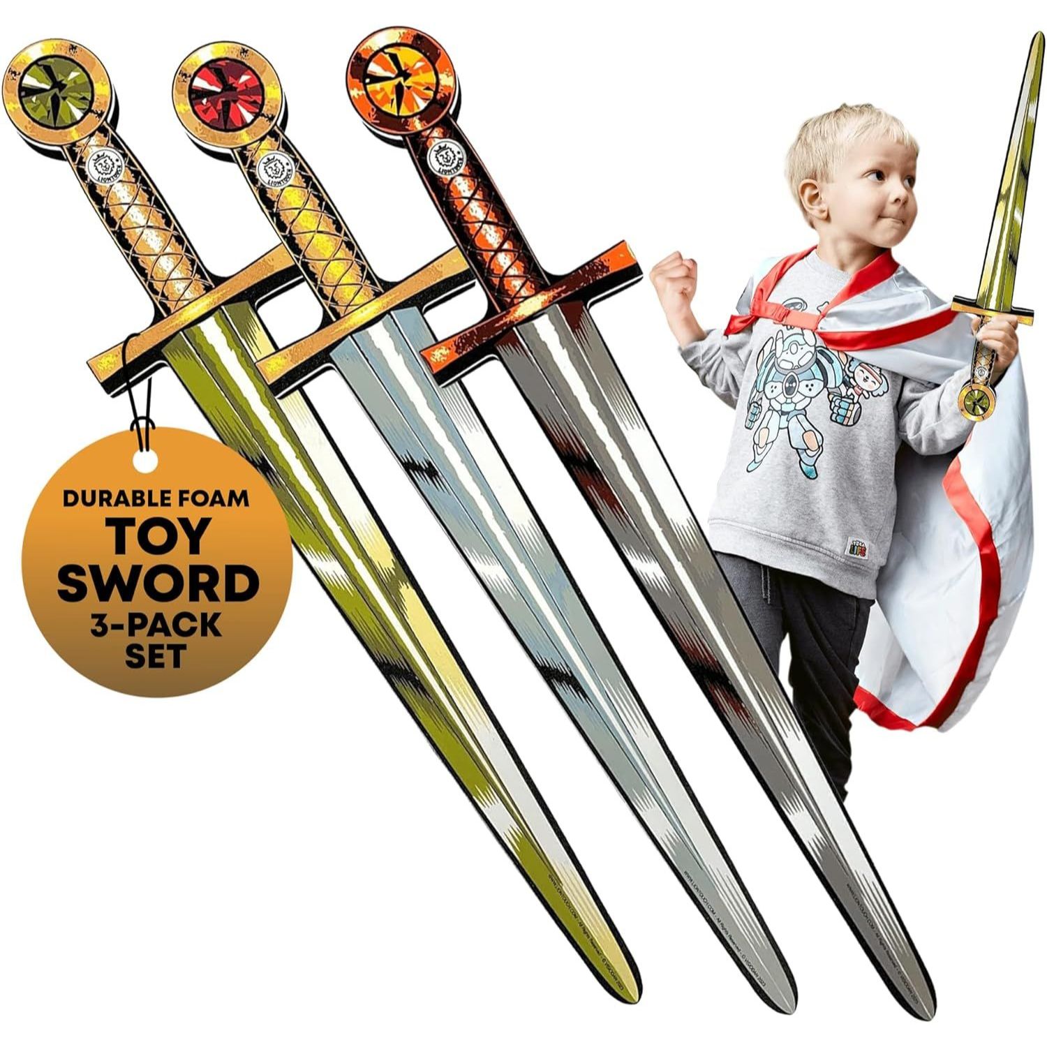 lio39750LT-BOX_001 Liontouch® Schwertkollektion Spielset - 3er Pack – Bild 1