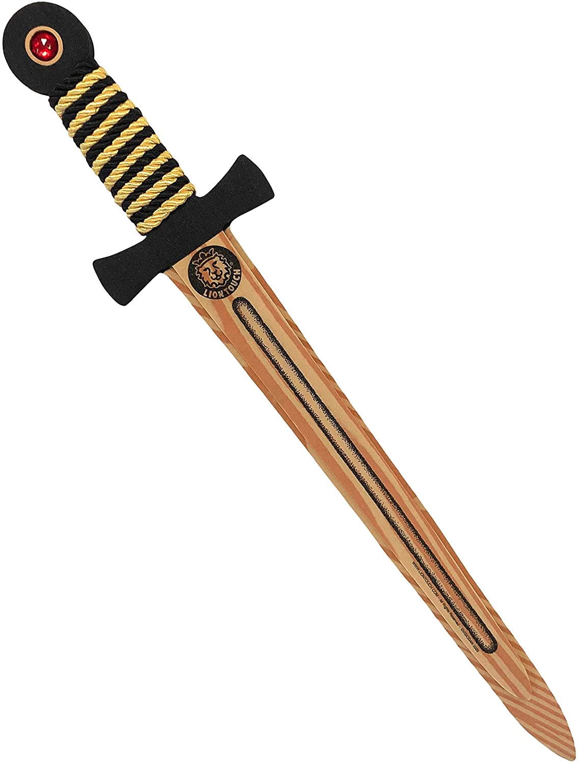 lio51000_001 Woodylion Schwert schwarz gold 51cm – Bild 1