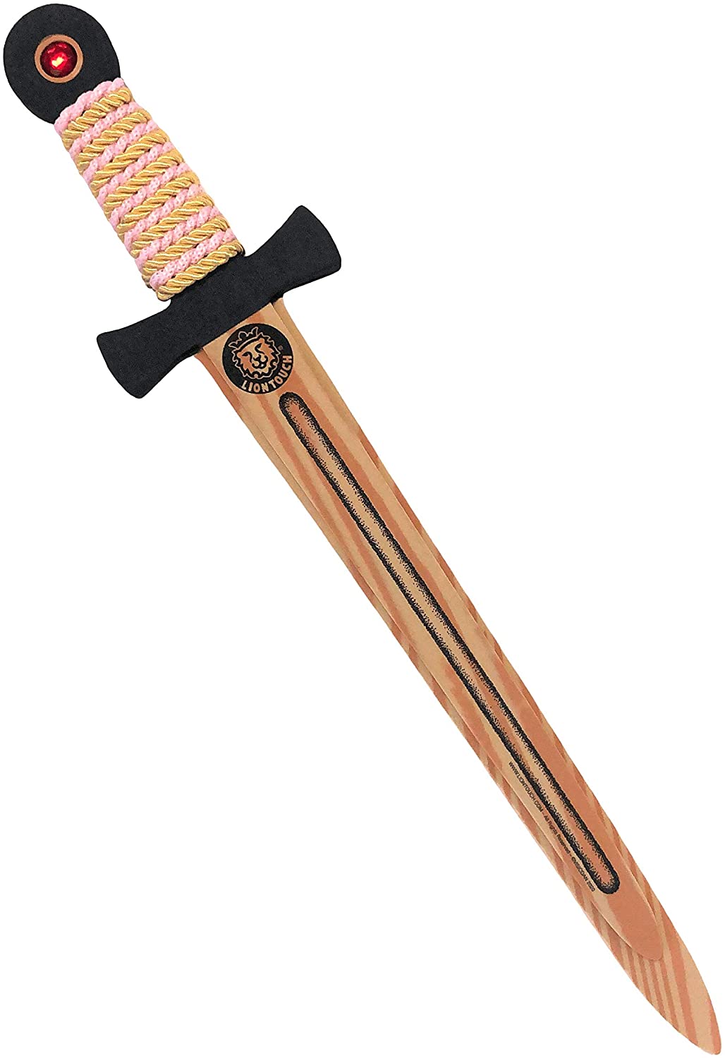 lio51001_001 Woodylion Schwert pink & gold 51cm – Bild 1