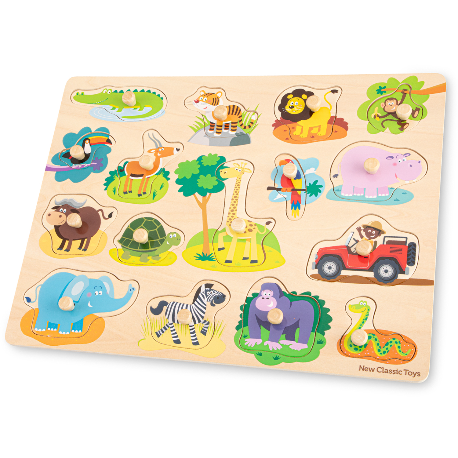 nct10441 Steck Puzzle - Safari - 16 Stück – Bild 1