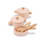 Holzpfannen-Set rosa – Bild 2