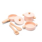 Holzpfannen-Set rosa – Bild 5