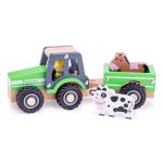 Traktor mit Anhänger - Tiere