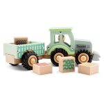 Traktor mit Anhänger - Gemüse – Bild 2