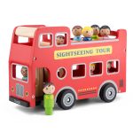 Stadtrundfahrtbus mit 9 Spielfiguren