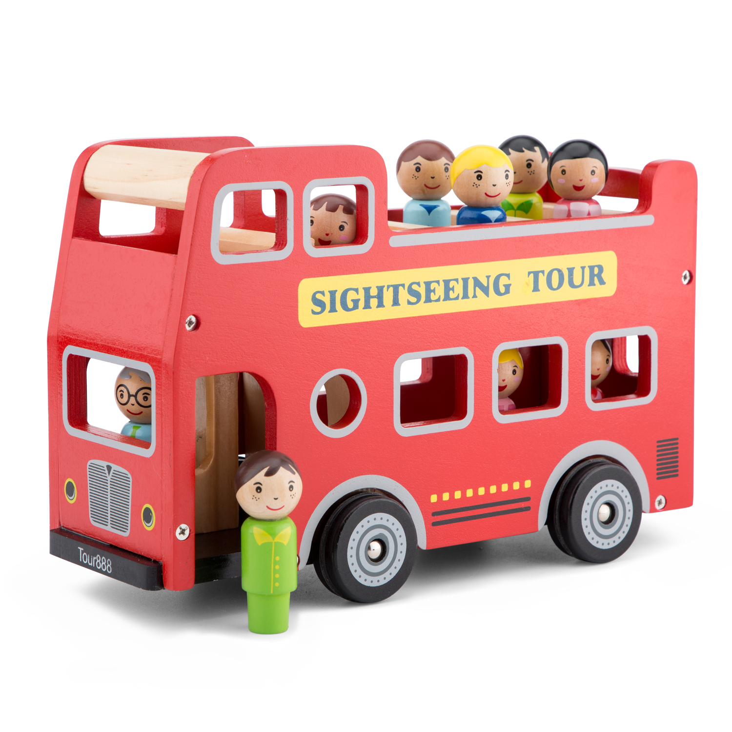 nct11970 Stadtrundfahrtbus mit 9 Spielfiguren – Bild 1