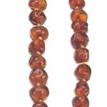 Bernsteinkette kurz, cognac