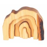 Höhlen-Set, 5 teilig, natur