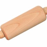 Teigrolle natur 20 cm, Stahlachse