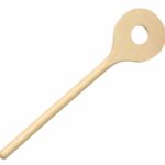 Holzlöffel 18 cm rund/gelocht