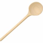 Holzlöffel 18 cm rund/ungelocht