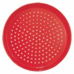 Sandsieb aus Metall, rot 17cm