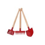 Gartengeräte-Set 3-tlg. 39cm, rot