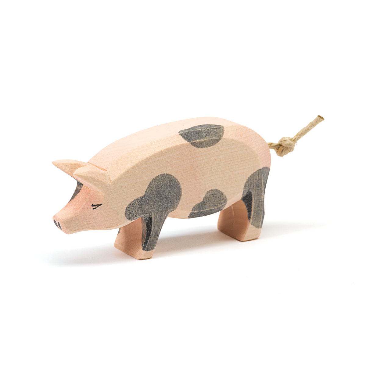 ost10951 Schwein gefleckt Kopf hoch – Bild 1