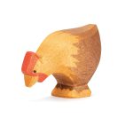 Huhn braun pickend