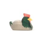 Huhn dunkel liegend
