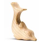 Naturholz Delfin