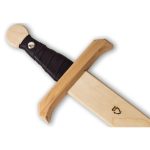 Schwert Junker, Birke, schwarze Wickelung, Ungeölt, 58cm – Bild 2