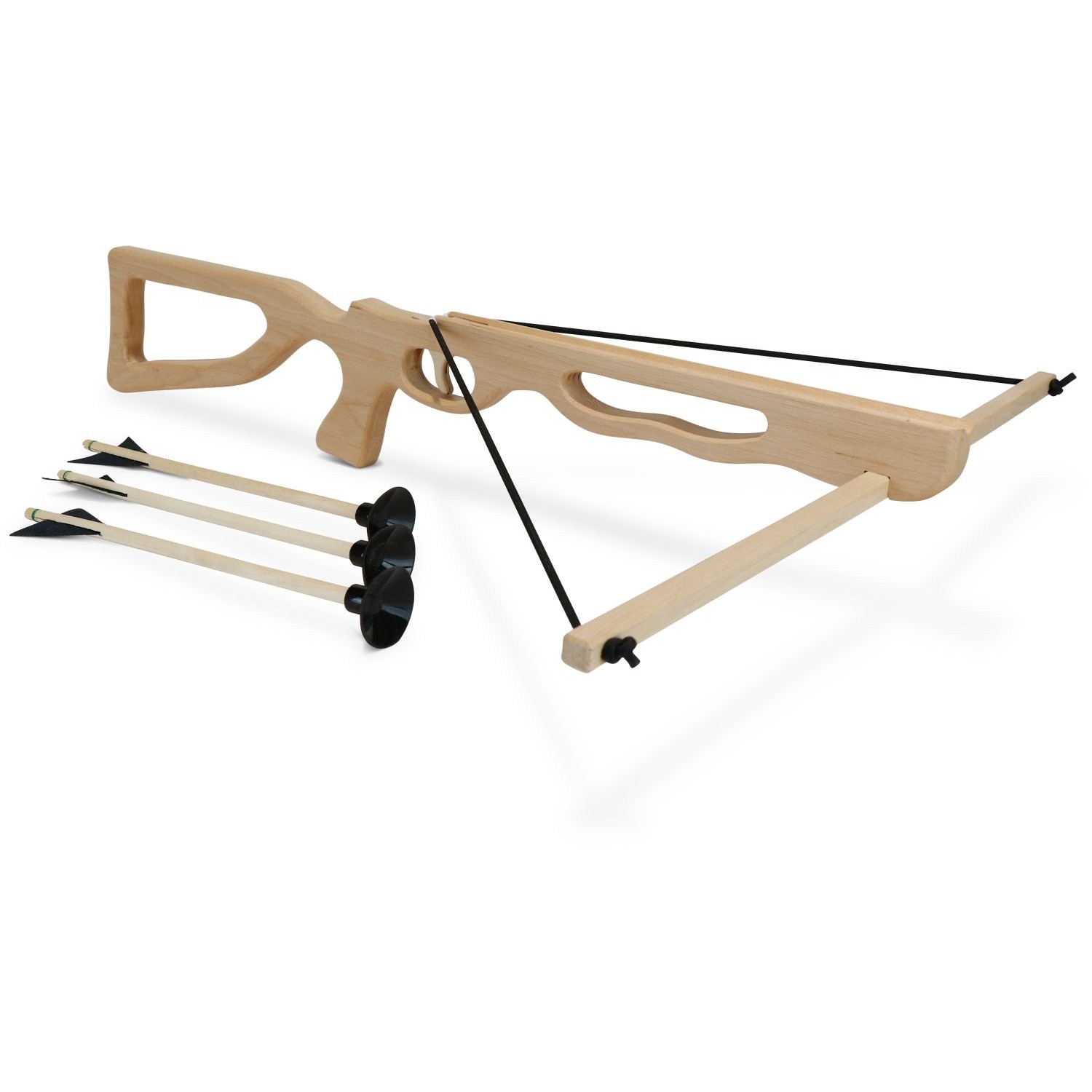 sal1218_1 Kinder-Armbrust 'Wettkampf', Erlenholz, +3x Bolzen 1215 – Bild 1
