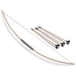 Kinder-Sport-Bogen Esche, ca.120cm, +3 1202 Pfeile 50cm
