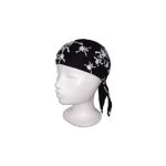 Piraten-Bandana mit Totenköpfen, schwarz/weiss
