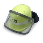 Feuerwehr-Helm (original dt.) mit Klappvisier – Bild 2