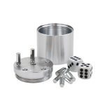 SUPER SIX "Travel" Alu, Silber, Premium, 5+Ø5cm, Reisespiel