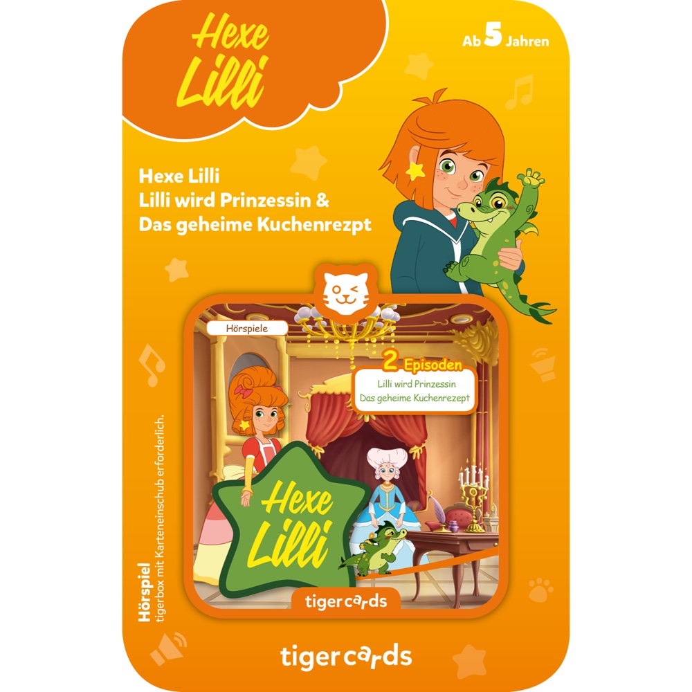 tig4133_00 tigercard - Hexe Lilli: Lilli wird Prinzessin & Das geheime Kuchenrezept – Bild 1