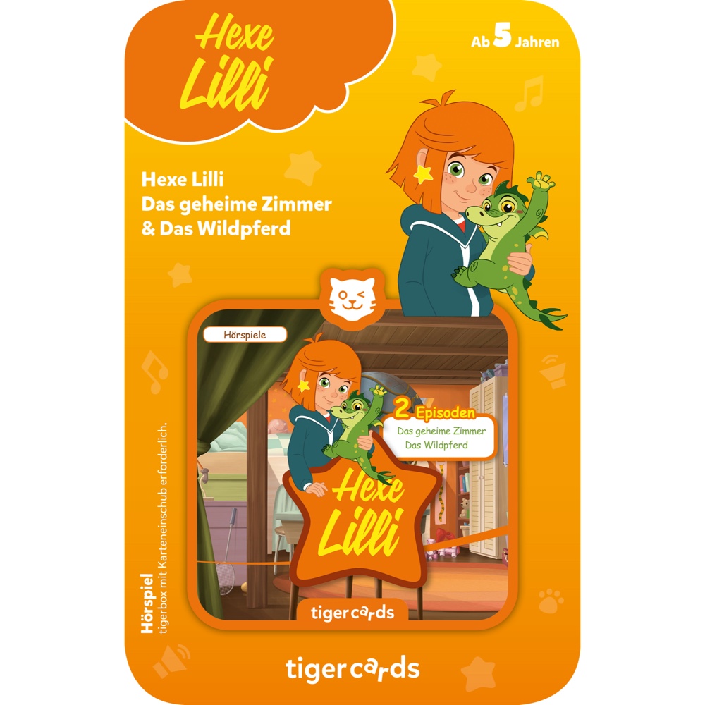 tig4134_00 tigercard - Hexe Lilli: Das geheime Zimmer & Das Wildpferd – Bild 1
