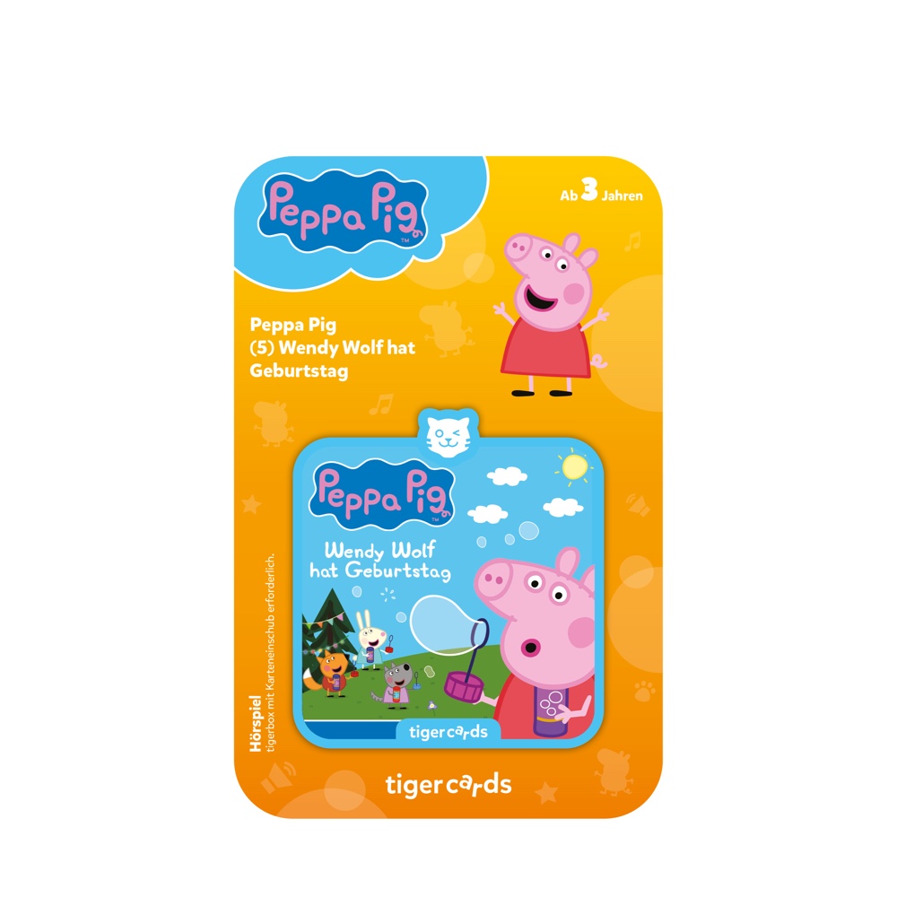tig4403_001 tigercard - Peppa Pig - Folge 5: Wendy Wolf hat Geburtstag – Bild 1