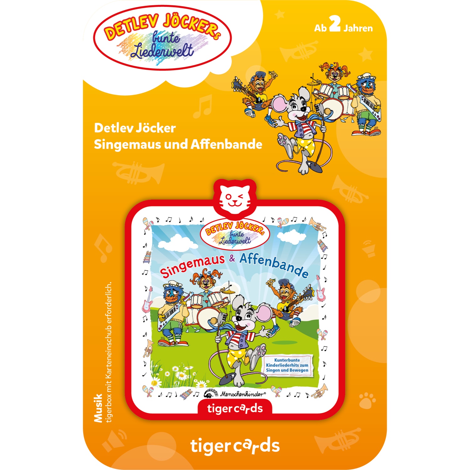 tig4505_001 tigercard - Detlev Jöcker - Singemaus und Affenbande – Bild 1
