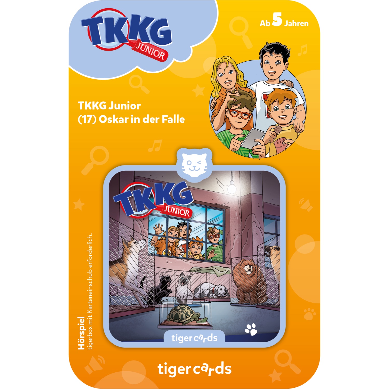 tig4510_001 tigercard - TKKG Junior - 17: Oskar in der Falle – Bild 1