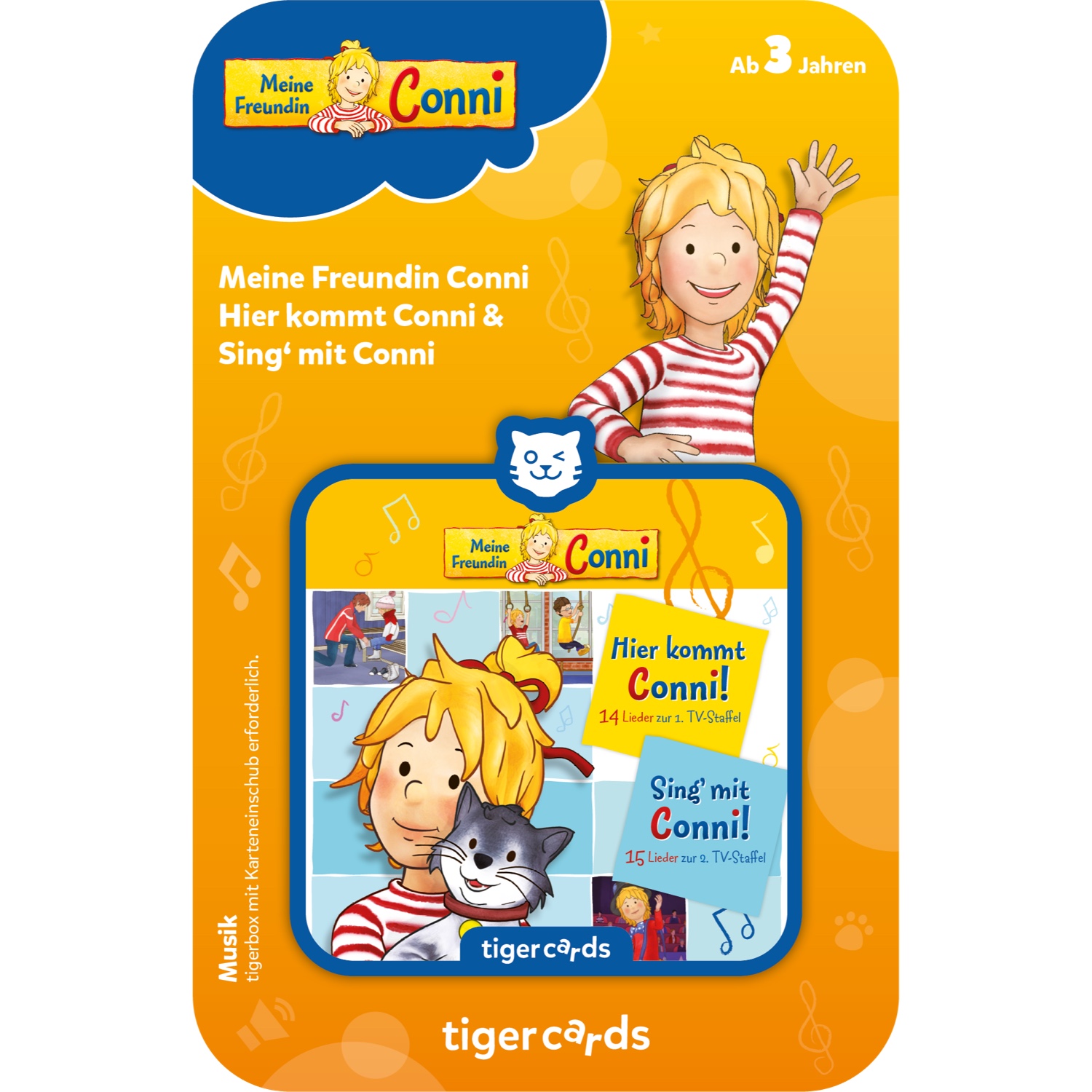 tig4528_01 tigercard - Meine Freundin Conni - Hier kommt Conni & Sing mit Conni – Bild 1