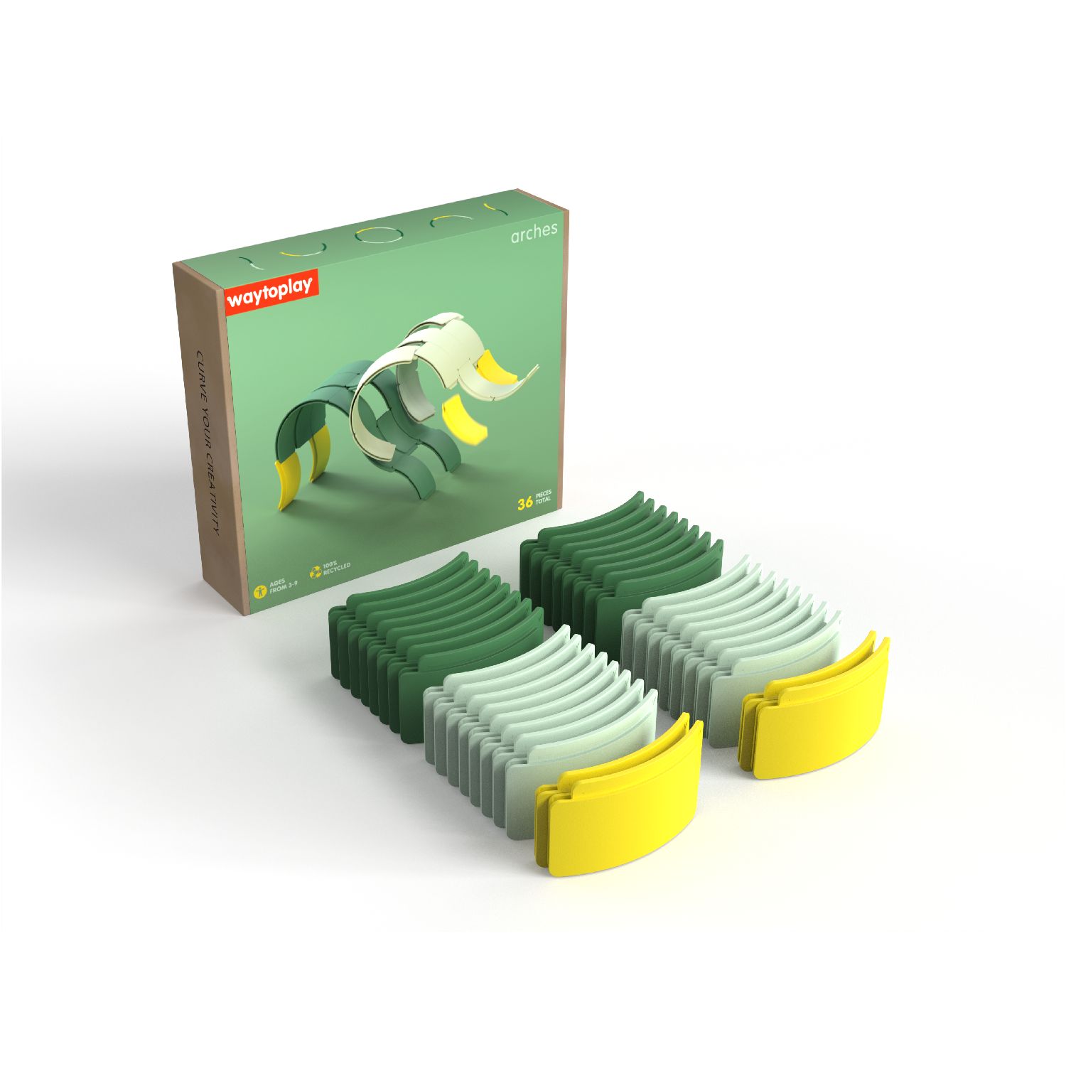 wtp36AR_001 Waytoplay Arches Creator Set (36 Teile) – Bild 1