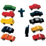 10 Autos mit Polizisten
