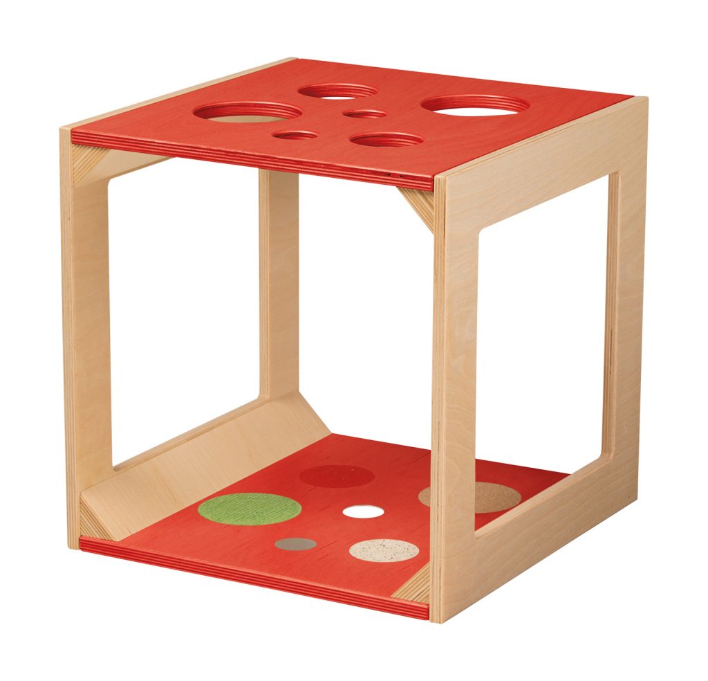 Krabbelwürfel rot