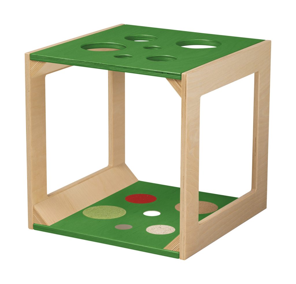 Krabbelwürfel grün
