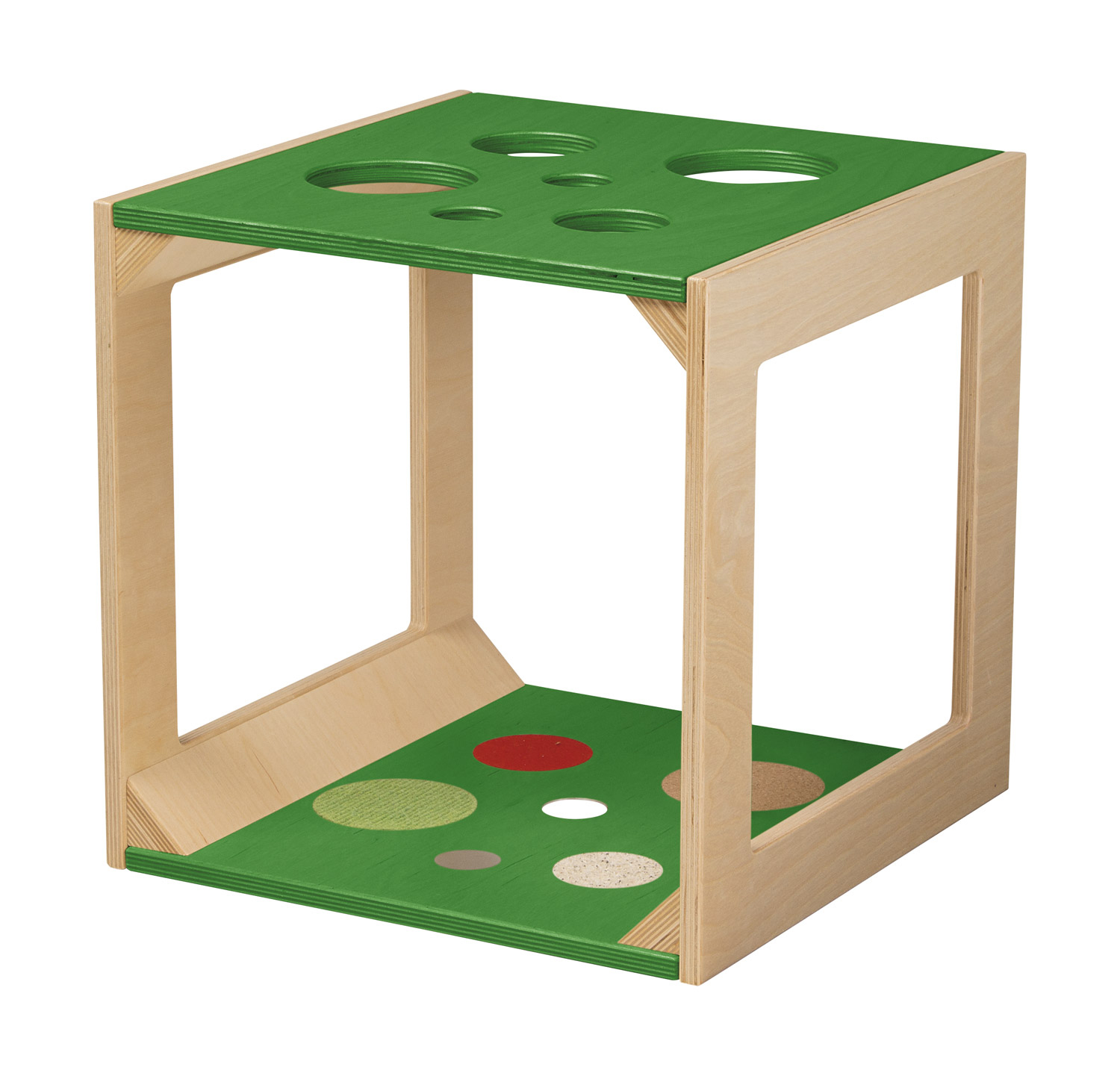 Krabbelwürfel grün Krabbelwürfel grün
