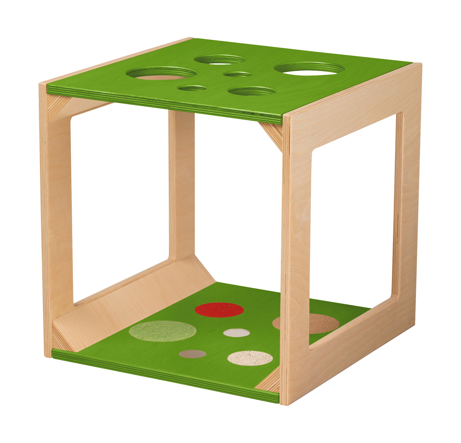 Krabbelwürfel hellgrün Krabbelwürfel hellgrün