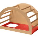 Sprossenbogen groß rot