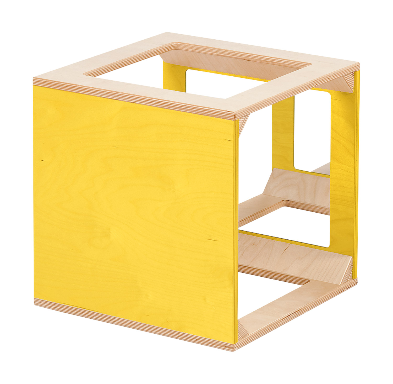 Spiegelwürfel gelb Spiegelwürfel gelb