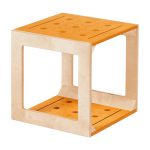 Würfel mit Löchern orange