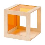 Acrylglaswürfel gelb/orange