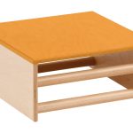 Kleines Podest orange