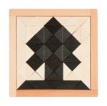 Magisches Mosaik schwarz-weiß