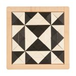 Magisches Mosaik schwarz-weiß