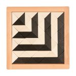 Magisches Mosaik schwarz-weiß