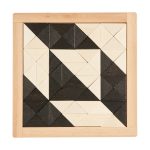 Magisches Mosaik schwarz-weiß